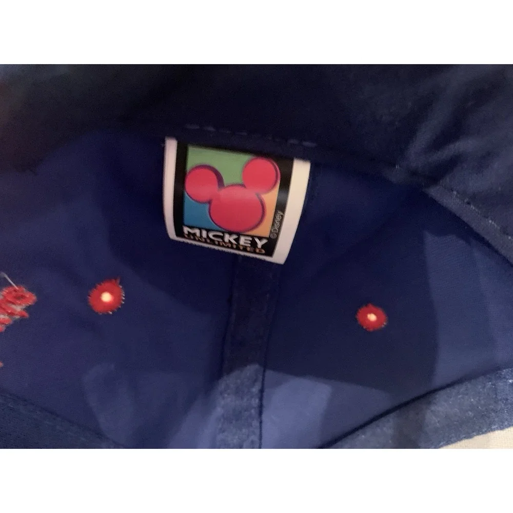 Vintage Mickey Unlimited Disney Baseball Cap Retro Collectible Hat‎ Snapback 90s